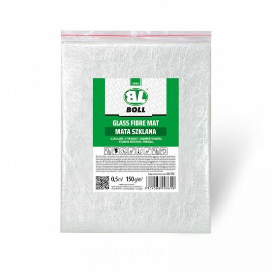 BOLL stiklašķiedras audums, 0.5m2, 300g/m2