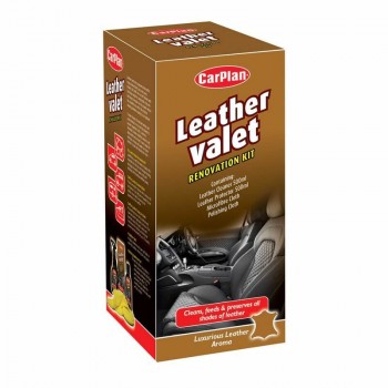 CarPlan auto ādas sēdekļu kopšanas komplekts, 4 gab.