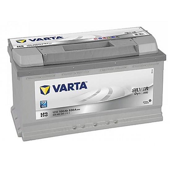 Akumulators VARTA 100Ah 830A Dynamic 353*175*190 -+ B13