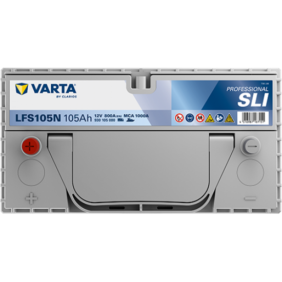 Akumulators VARTA 105Ah 800A Professional 330*172*238 -+ B01