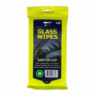 T-Way mitrās salvetes stikliem, 25gab.