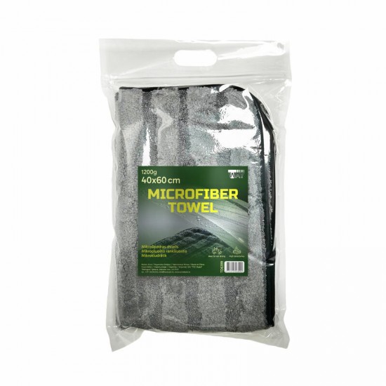Mikrošķiedras žāvēšanas dvielis 40x60cm 1200GSM