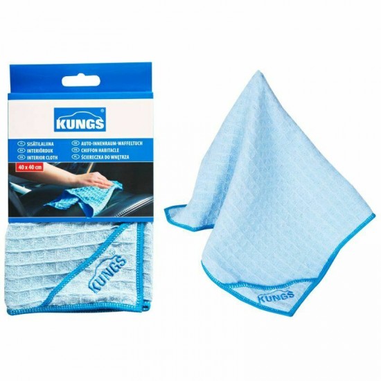 Kungs mikrošķiedras salona slaucīšanas lupatiņa, 40x40cm