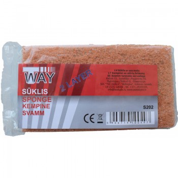 Sūklis automašīnas mazgāšanai - divi slāņi