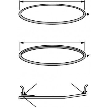 Blīvējošais gumijas gredzens 9,5 / 25