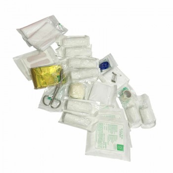 Pirmās palīdzības aptieciņa, LV standarts, plastmasas kastē