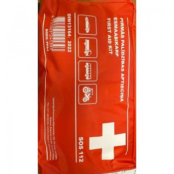 Pirmās palīdzības aptieciņa automašīnām, DIN13164, somiņā