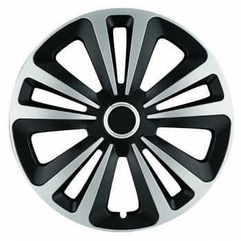 Dekoratīvā uzlika diskam Terra melns ar sudrabu,15 collas, 1.gab.