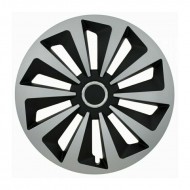 Dekoratīvā uzlika diskam Fox melns ar sudrabu,17 collas, 1.gab.