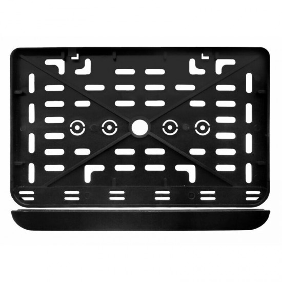 Motocikla numura turētājs 240x130mm, melns