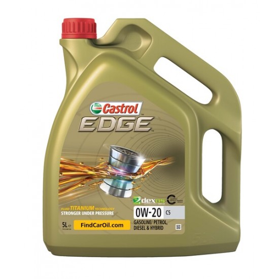 Motoreļļa CASTROL EDGE 0W-20 C5 5L