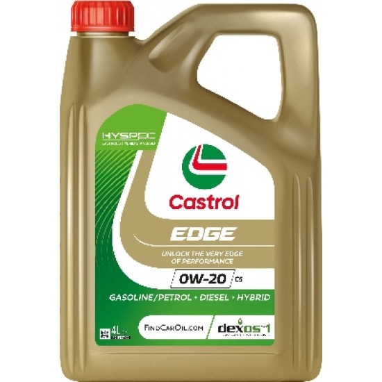 Motoreļļa CASTROL EDGE 0W-20 C5, 4L