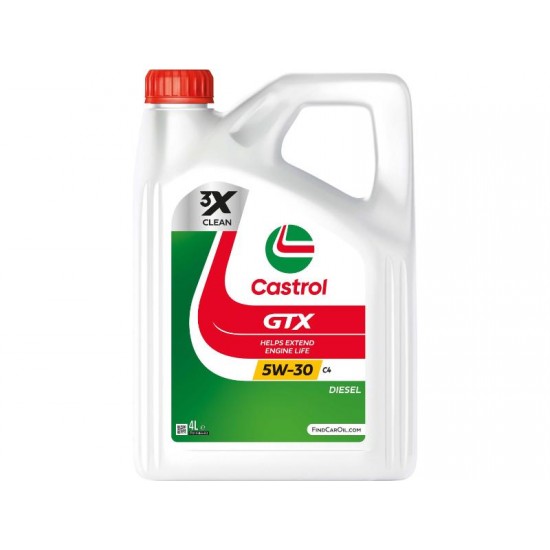 Motoreļļa CASTROL GTX 5W-30 C4, 4L