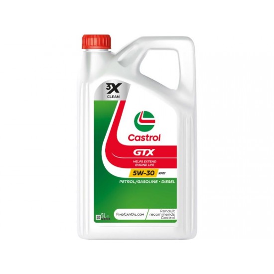 Motoreļļa CASTROL GTX 5W-30 RN17, 5L
