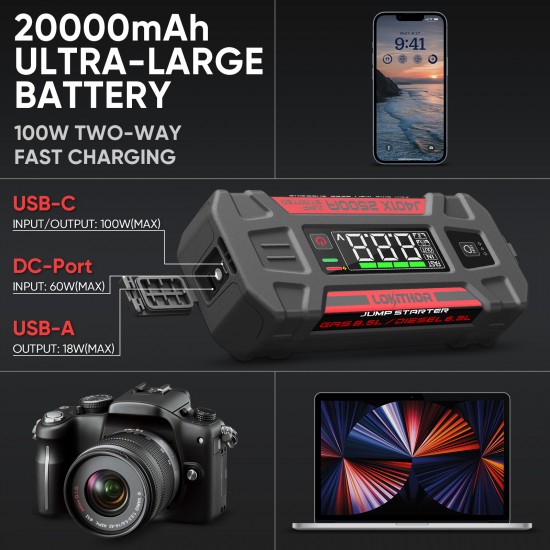 Lokithor Iedarbināšanas palīgierīce J401X