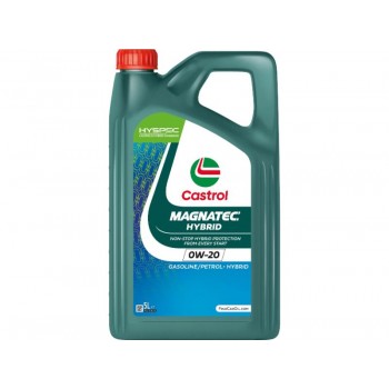 Motoreļļa CASTROL Magnatec Hybrid 0W-20, 5L