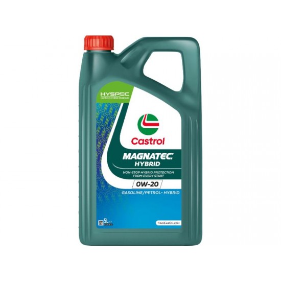 Motoreļļa CASTROL Magnatec Hybrid 0W-20, 5L