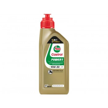 Motoreļļa CASTROL Power 1 Racing 4T 10W-30, 1L (motociklu eļļa)