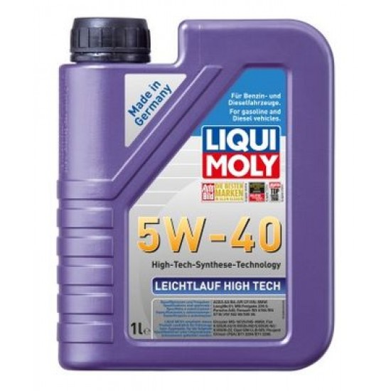 Motoreļļa LIQUI MOLY Leichtlauf High Tech 5W-40 1L