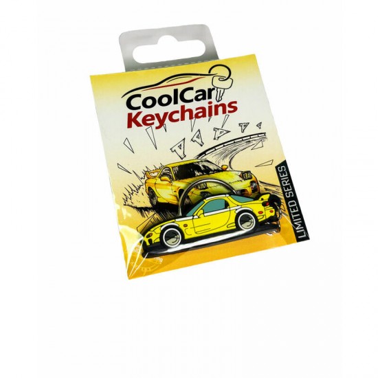 Atslēgu piekariņš Yellow RX7, PVC
