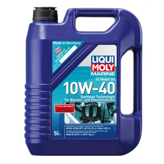 Motoreļļa LIQUI MOLY Marine 4T Motor Oil 10W-40 5L