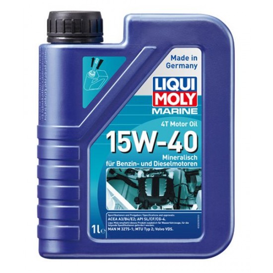 Motoreļļa LIQUI MOLY Marine 4T Motor Oil 15W-40 1L