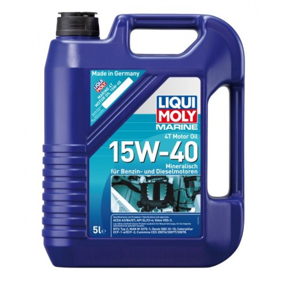 Motoreļļa LIQUI MOLY Marine 4T Motor Oil 15W-40 5L