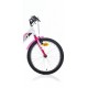 Bērnu velosipēds 20'' ''420 SPORT'', balts/rozā, 6 ātrumi