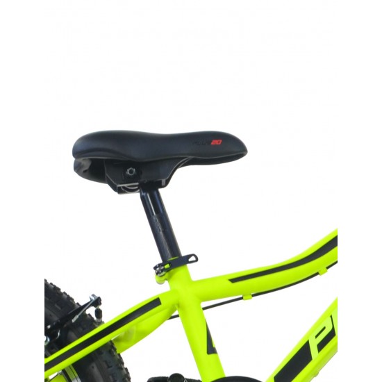 Bērnu velosipēds 20'' ''PLUS'', zaļš/melns, 6 ātrumi