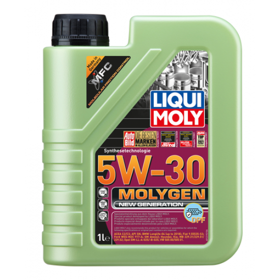 Motoreļļa LIQUI MOLY Molygen New Generation 5W-30 DPF 1L