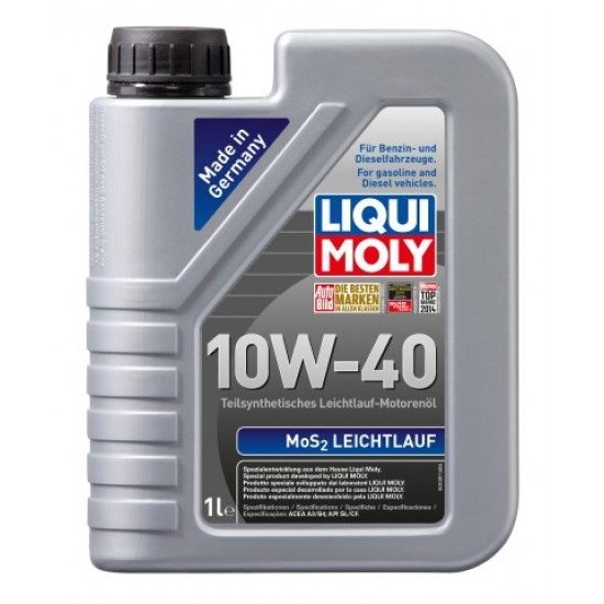 Motoreļļa LIQUI MOLY MoS2 Leichtlauf 10W-40 1L