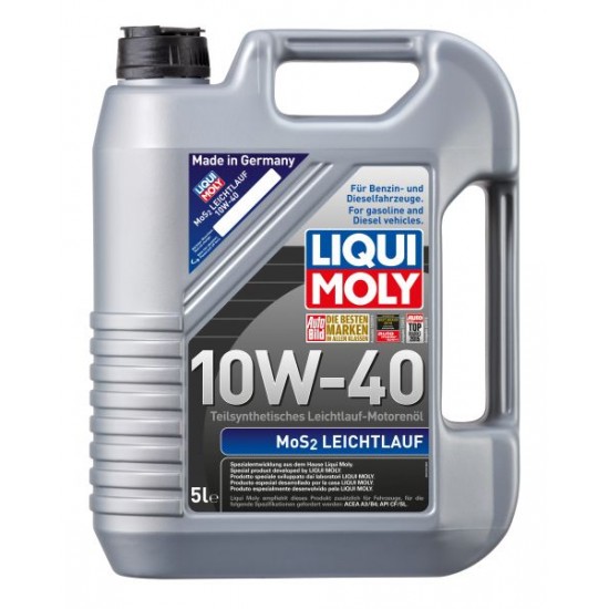Motoreļļa LIQUI MOLY MoS2 Leichtlauf 10W-40 5L
