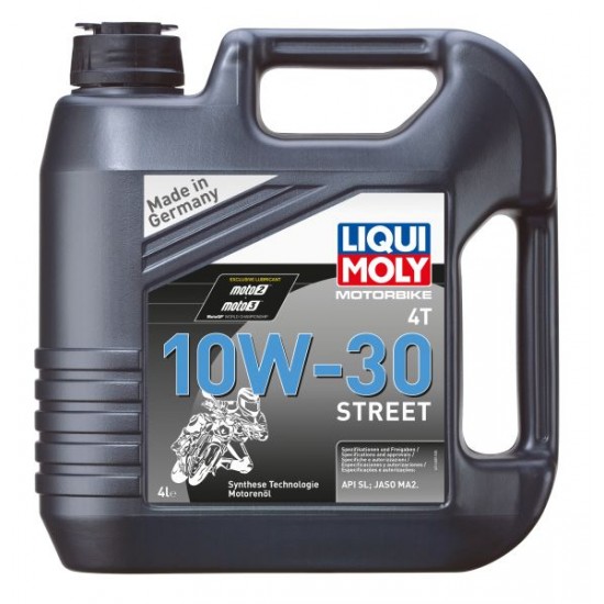 Motoreļļa LIQUI MOLY Motorbike 4T 10W-30 Street 4L
