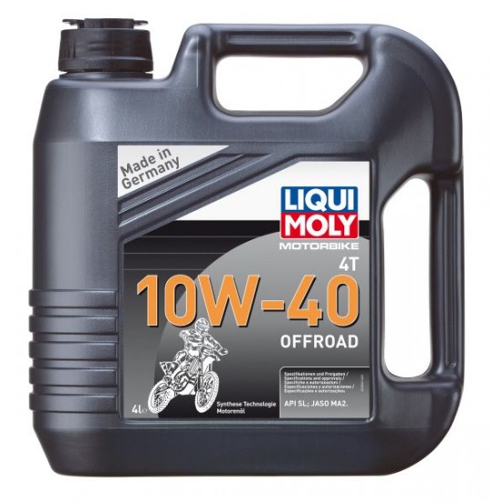 Motoreļļa LIQUI MOLY Motorbike 4T 10W-40 Offroad 4L