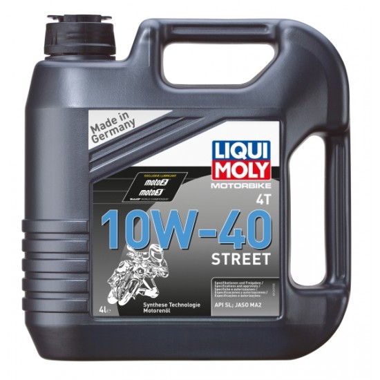 Motoreļļa LIQUI MOLY Motorbike 4T 10W-40 Street 4L