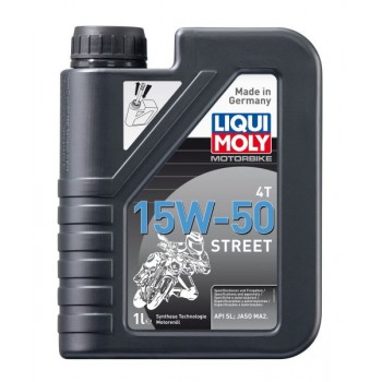 Motoreļļa LIQUI MOLY Motorbike 4T 15W-50 Street 1L