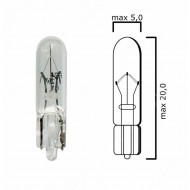 Autolampa 24V 1.2W W2X4.6d