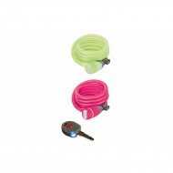 Velo saslēgs ar stiprinājumu un LED apg. atslēgā, 150cm