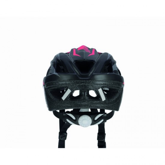 Velo ķivere bērnu, melns ar zilu, sarkanu, 55-58cm