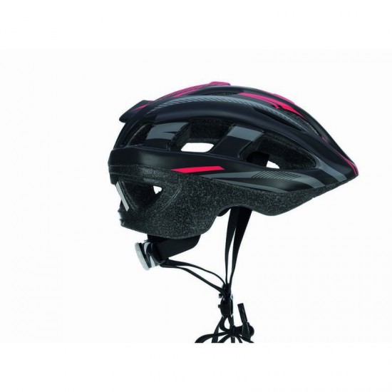 Velo ķivere bērnu, melns ar zilu, sarkanu, XS 48-53cm