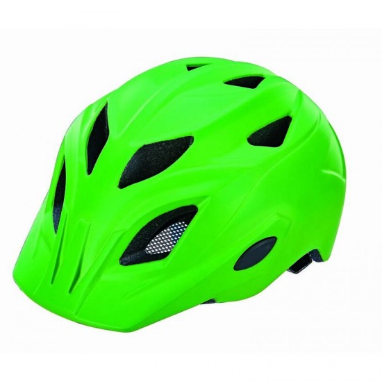 Velo ķivere bērnu, pelēka, zaļa ar LED, XS 48-52cm