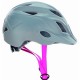 Velo ķivere bērnu, pelēka, zaļa ar LED, XS 48-52cm