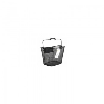 Velo grozs stiprināms pie stūres, melns