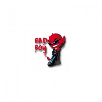 Bad Boy, sarkana 12x11cm