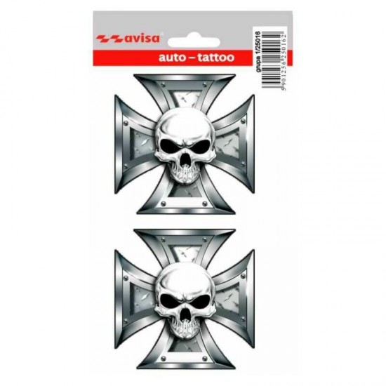 Galvaskauss uz krusta, 2gab. 8x8cm