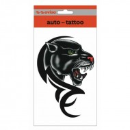 Pumas galva, melns18x12cm