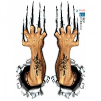 Skrāpējošas rokas, 2gab. 67.5x23.5cm