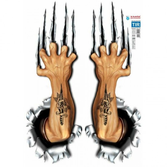 Skrāpējošas rokas, 2gab. 67.5x23.5cm