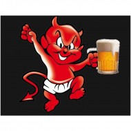 Velns ar alus kausu 11.5x9cm