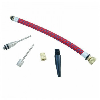 Velo pumpju adapteru komplekts ar šļauciņu